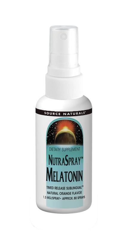 SOURCE NATURALS: NutraSpray Melatonin 1.5 mg 2 fl oz