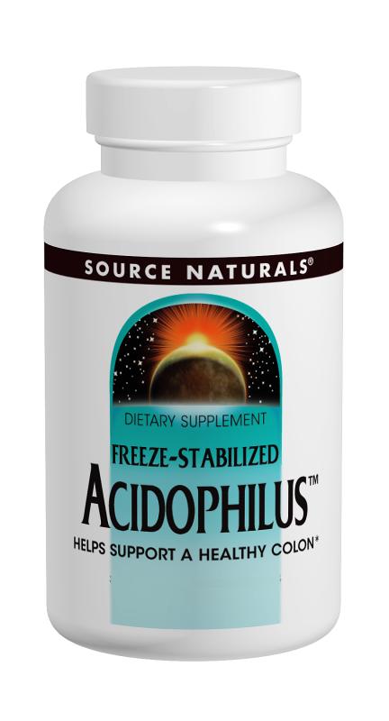 SOURCE NATURALS: Freeze-Stabilized Acidophilus  300 mg 60 caps