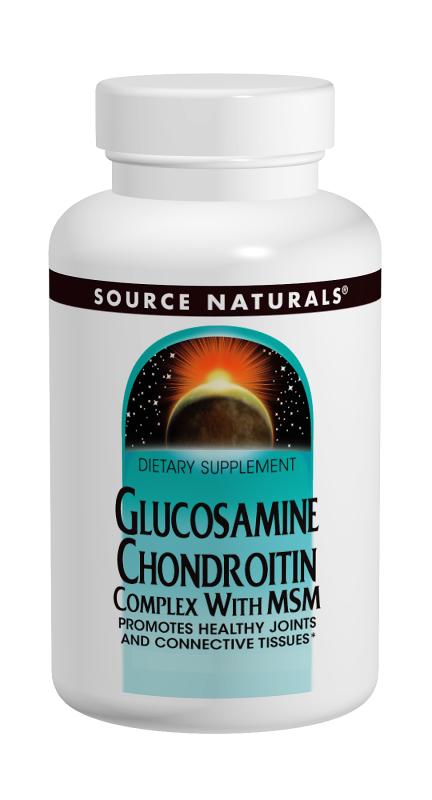 SOURCE NATURALS: Glucosamine Chondroitin with MSM 240 tabs