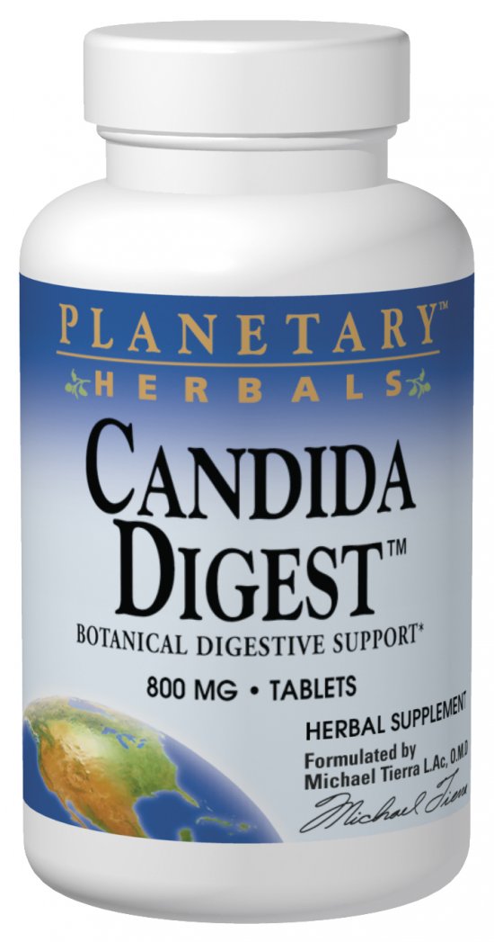 PLANETARY HERBALS: Candida Digest 90 tabs