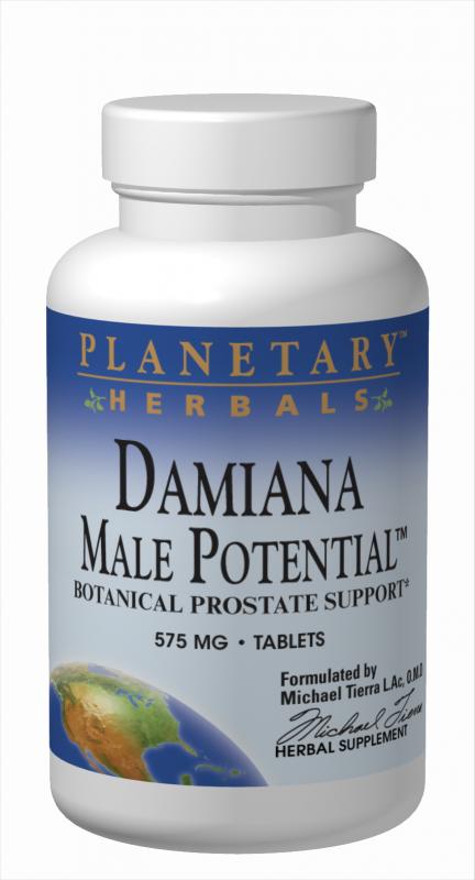 PLANETARY HERBALS: Damiana Male Potential 90 tabs