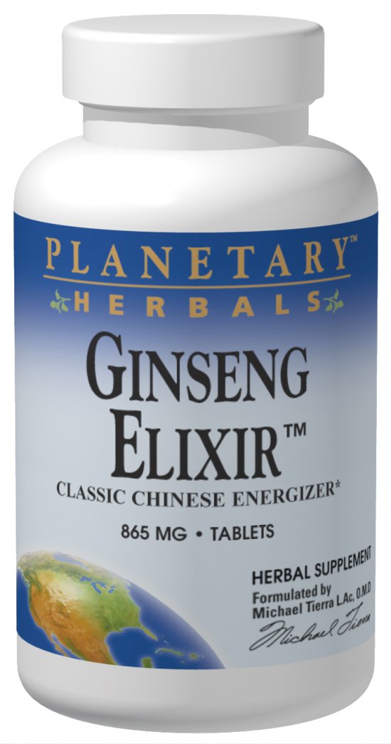 PLANETARY HERBALS: Ginseng Elixir 60 tabs