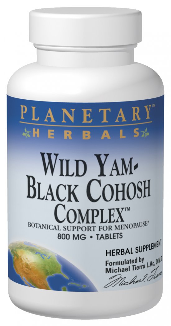 PLANETARY HERBALS: Wild Yam-Black Cohosh Complex 120 tabs