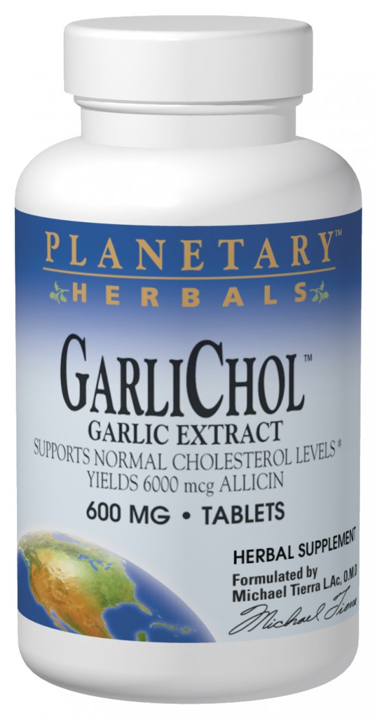 PLANETARY HERBALS: GarliChol 50 tabs