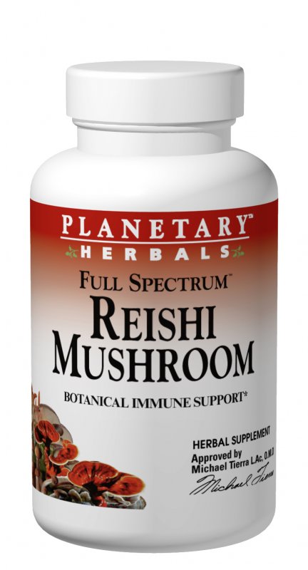 PLANETARY HERBALS: Full Spectrum Reishi Mushroom 460 mg 100 tabs