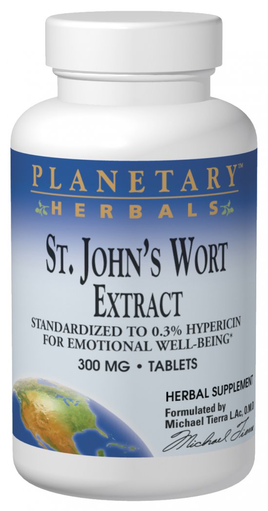 PLANETARY HERBALS: St. John's Wort Extract 300 mg 45 tabs