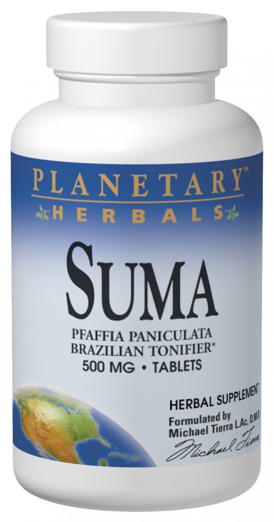 PLANETARY HERBALS: Suma 500 mg 25 tabs