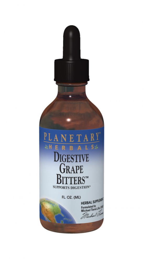 PLANETARY HERBALS: Digestive Grape Bitters 4 fl oz