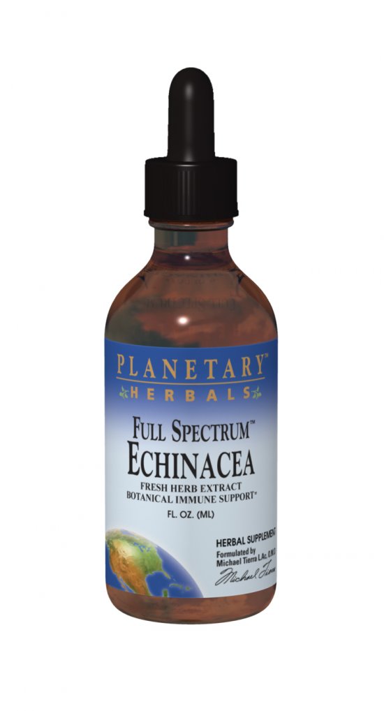 PLANETARY HERBALS: Full Spectrum Echinacea Liquid Extract 1 fl oz