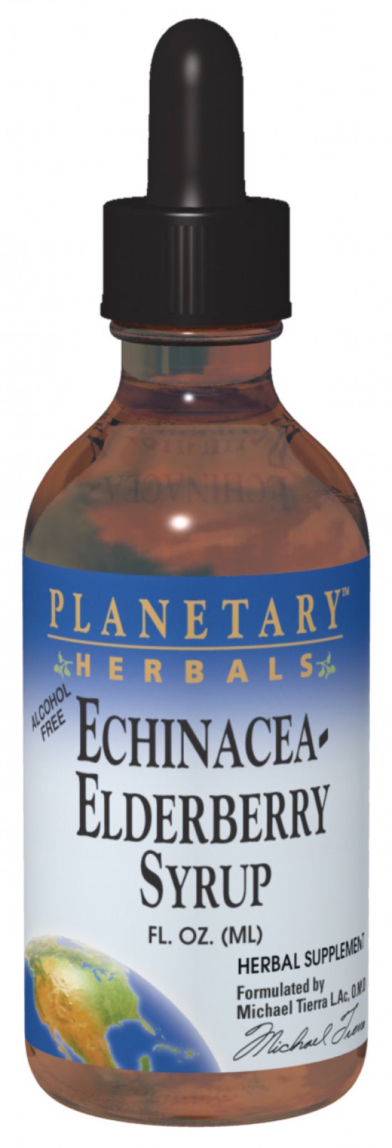 PLANETARY HERBALS: Echinacea-Elderberry Syrup 2 fl oz