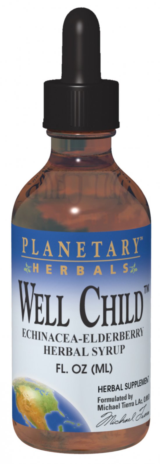PLANETARY HERBALS: Well Child Echinacea-Elderberry Syrup 8 fl oz