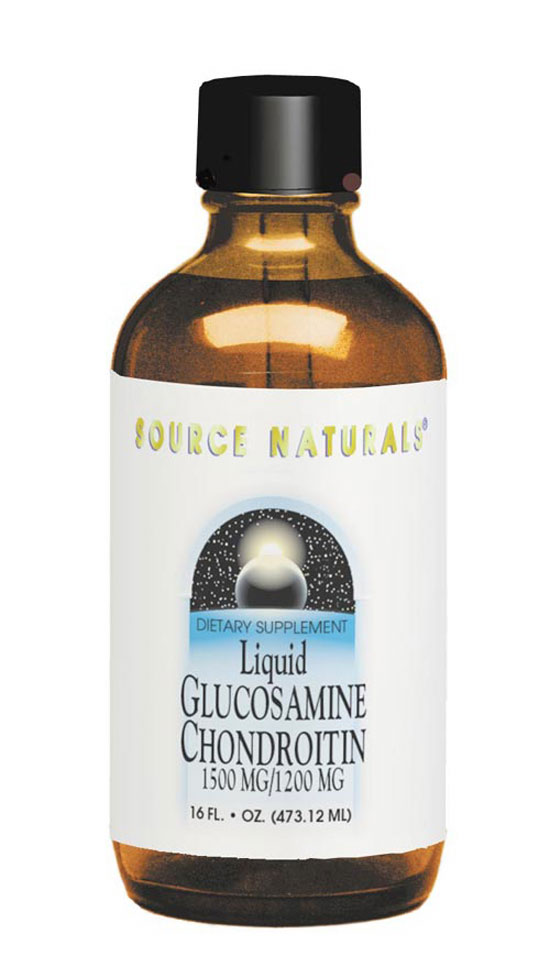 SOURCE NATURALS: Glucosamine Chondroitin Liquid 1500  1200 mg 16 fl oz