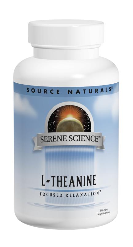 SOURCE NATURALS: L-Theanine 200 mg 60 tabs