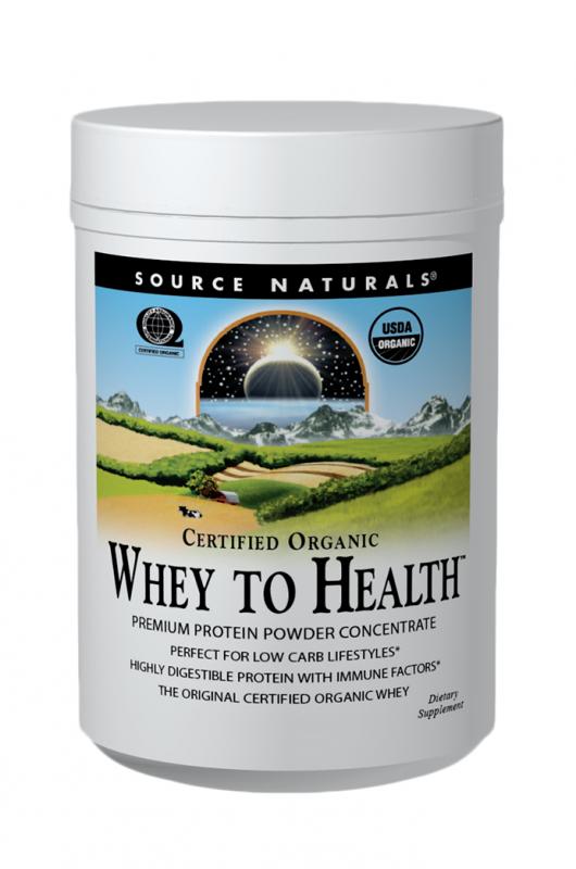SOURCE NATURALS: Whey to Health 10 Ounces (283.75g)