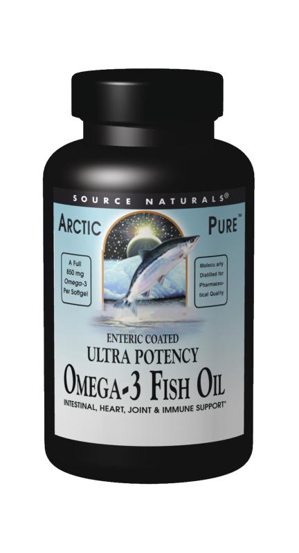 SOURCE NATURALS: Enteric Coated Omega-3 Fish Oil 30 SoftGels