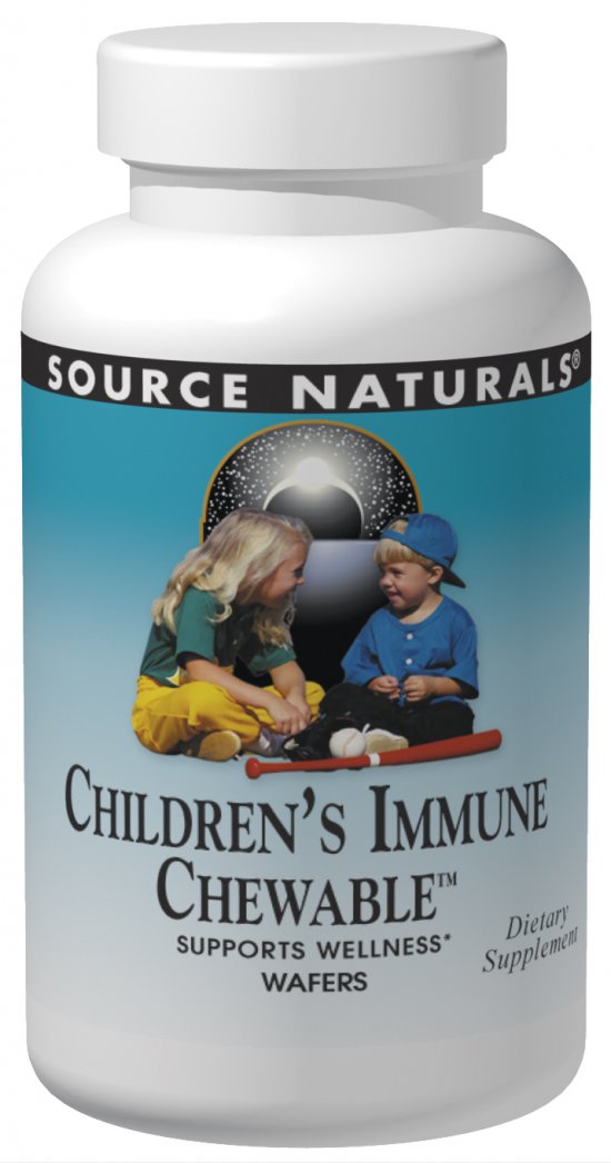 SOURCE NATURALS: Children's Immune Chewable wafer 30 wafers