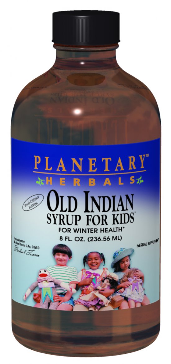 PLANETARY HERBALS: Old Indian Syrup for Kids 8 oz