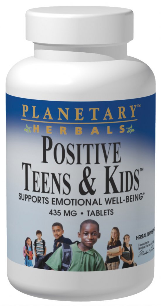PLANETARY HERBALS: Positive Teens And Kids 120 Tabs
