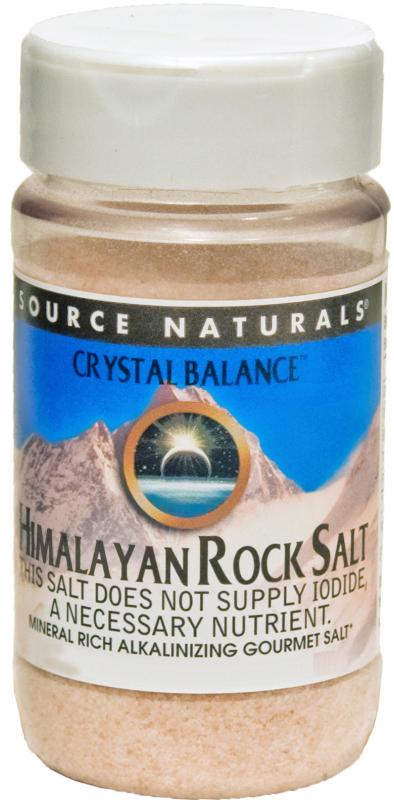 SOURCE NATURALS: Crystal Balance Himalayan Rock Salt Coarse 3 OZ