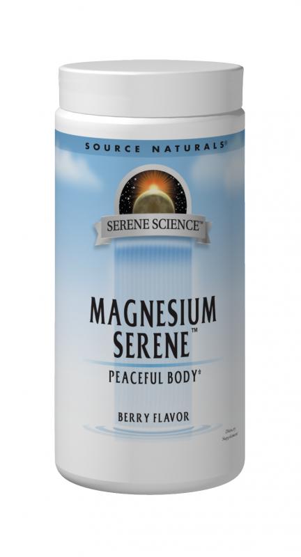 SOURCE NATURALS: MAGNESIUM SERENE BERRY FLAV 17.6 OZ
