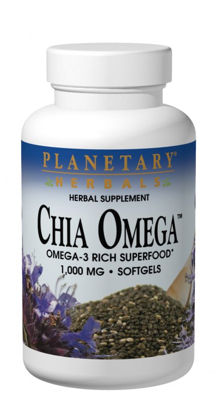 PLANETARY HERBALS: Chia Omega 3 120 Sg