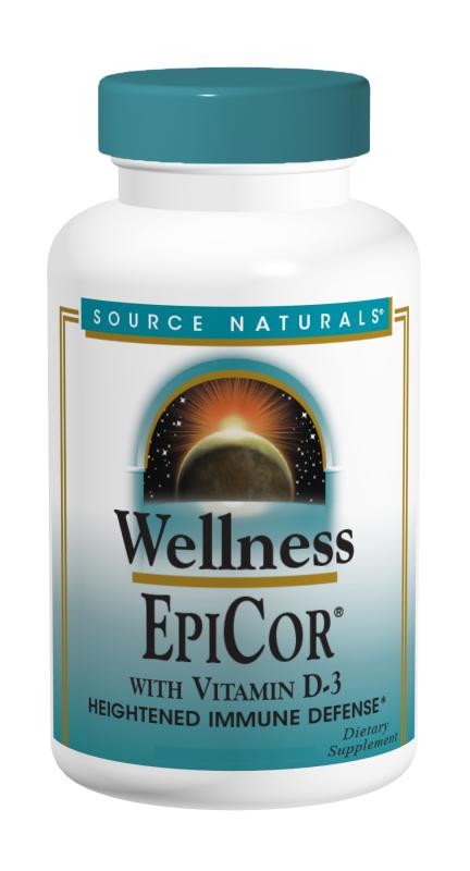SOURCE NATURALS: EPICOR WITH VITAMIN D-3 120 capsules