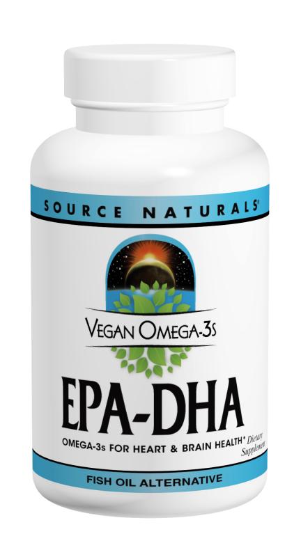 Vegan Omega-3s EPA-DHA 300mg, 30 vegigel