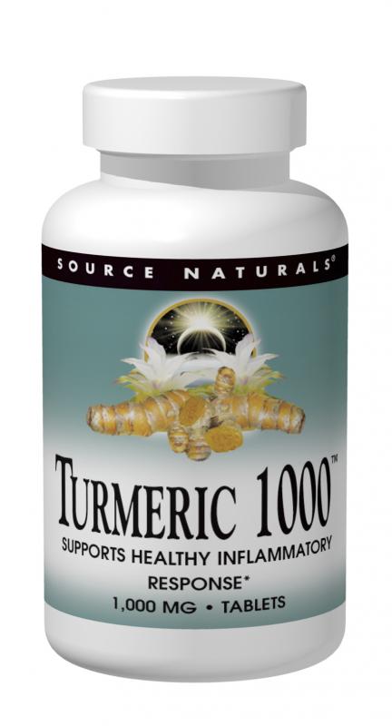 SOURCE NATURALS: Turmeric 1000 95% Curcumin With Black Pepper 30 tabs