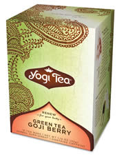 Green Tea Goji Berry 16 bags from YOGI TEAS/GOLDEN TEMPLE TEA CO