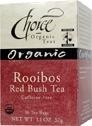 CHOICE ORGANIC TEAS: Rooibos 16 bag