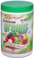 GREENS WORLD INC: Delicious Greens 8000 Berry Flavor 24 ct