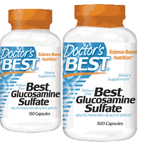 Best Glucosamine Sulfate (500 mg) 300C from Doctors Best