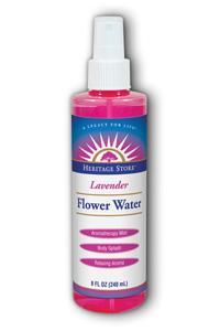 HERITAGE PRODUCTS: Flower Water Lavender With Atomizer 8 fl oz