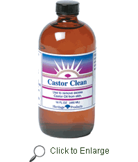Castor clean castor oil solvent, 16 oz