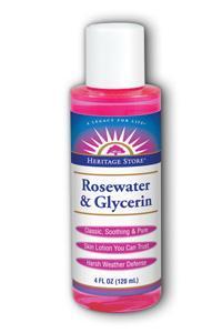 Rosewater and glycerin, 4 oz