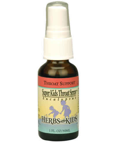 Super Kids Throat Spray Peppermint 1 fl oz from HERBS FOR KIDS