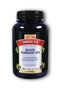 Black Currant Oil 500mg 180 caps from HEALTH FROM THE SUN