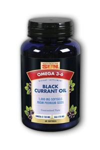 Health from the sun: Black currant oil 1000mg 60 caps