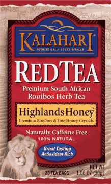 Tea,highlands honey Case of 6 / 20 BAG from Kalahari