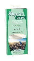 MAXIM: Organic Cotton Swabs Match Box Pack 180 ct
