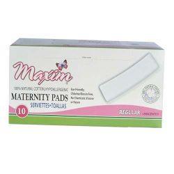 MAXIM: Organic Natural Straight Maternity Pads Regular 10 ct
