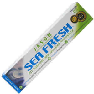 Oral Care Sea Fresh Value Pack w/Free Floss&Toothbrush 4 pc from JASON NATURAL PRODUCTS
