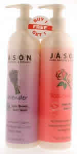 Body Wash Lavender & Rosewater BOGO 12+12 oz from JASON NATURAL PRODUCTS