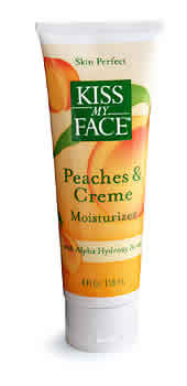 Moisturizer Peaches & Creme w/AHA 4% 4 oz from KISS MY FACE