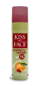 Organic Lip Balm Cranberry Orange SPF15 .15 oz from KISS MY FACE