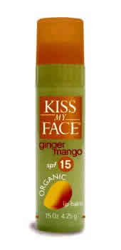 Organic Lip Balm Ginger Mango SPF15 .15 oz from KISS MY FACE