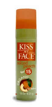 Organic Lip Balm Sliced Peach SPF15 .15 oz from KISS MY FACE