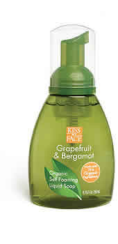 Organic Liquid Soap Self Foaming Grapefruit & Bergamot 8.75 oz from KISS MY FACE