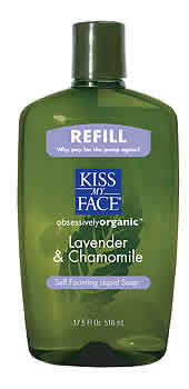 Organic Liquid Soap Self Foaming Lavender and Chamomile Refill 17.5 oz from KISS MY FACE
