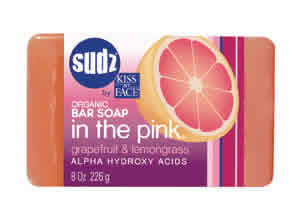 In The Pink Sudz Organic Bar Soap, 8 oz